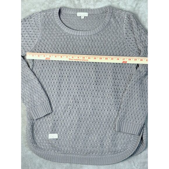 Simply Southern Women’s Sweater Grey Snap Tunic Size Medium - Picture 11 of 11